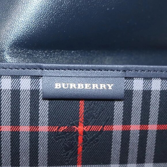 BURBERRY Nova Check Day Planner Cover Canvas Navy Auth - Picture 14 of 15